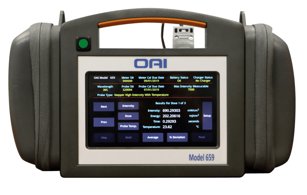 OAI UV Light and Energy Meter for use with all wafer steppers