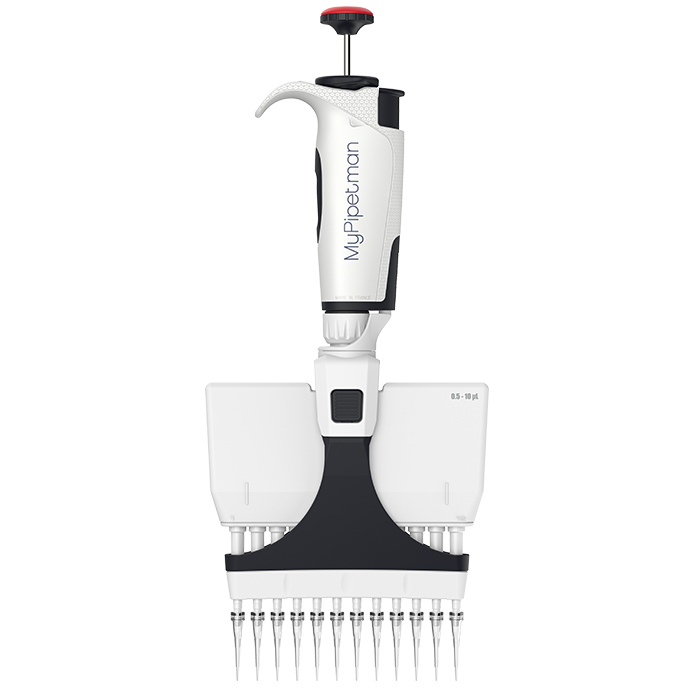 MyPIPETMAN多道移液器 P12X10,白色
