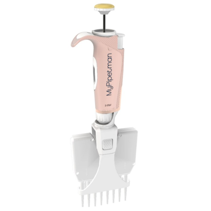 MyPIPETMAN多道移液器 P8X20,粉色