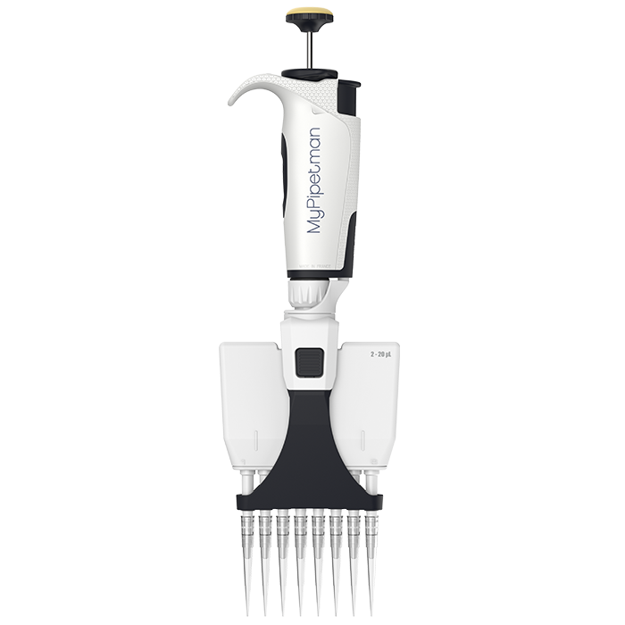 MyPIPETMAN多道移液器 P8X20,白色