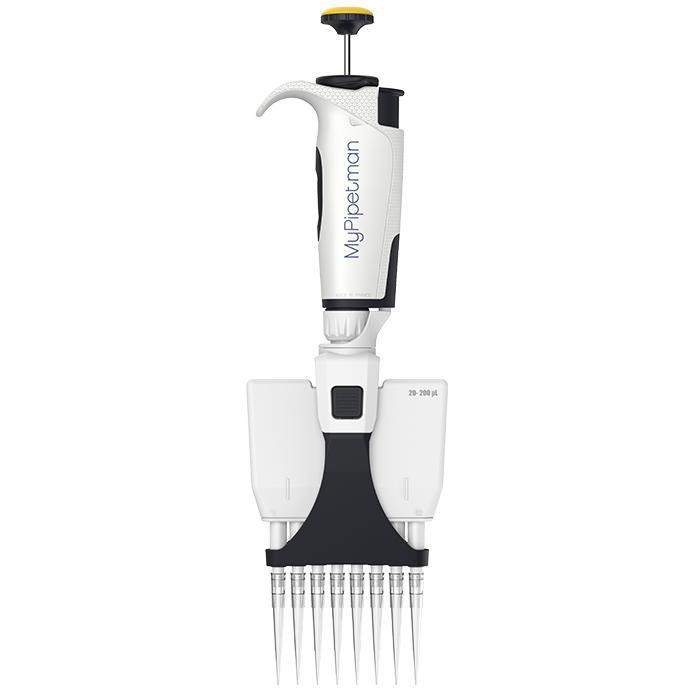 MyPIPETMAN多道移液器 P8X200,白色