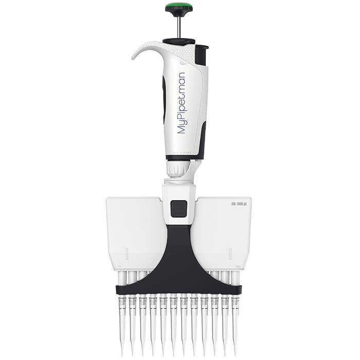MyPIPETMAN多道移液器 P12X300,白色