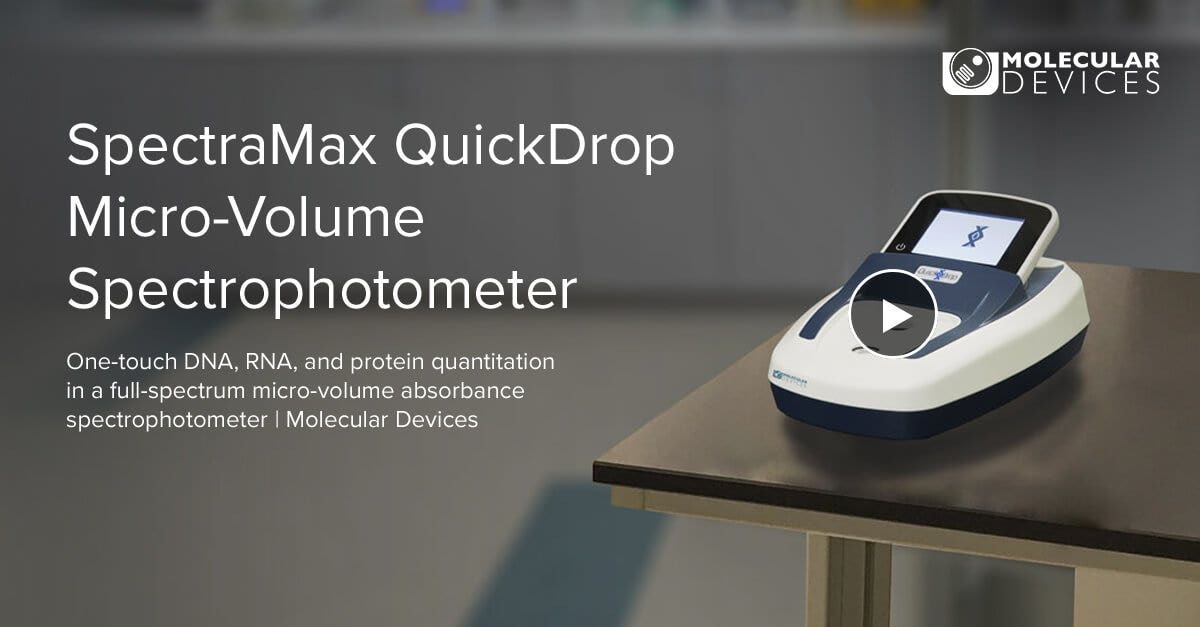 SpectraMax QuickDrop 超微量分光光度计