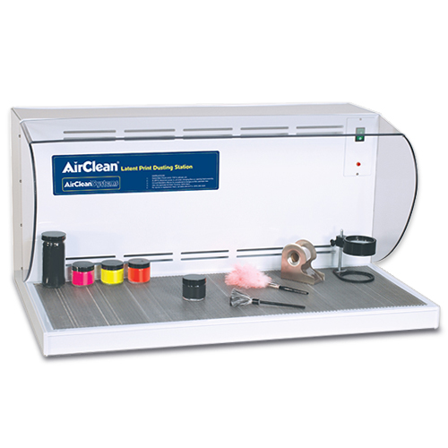 Downdraft Latent Print Dusting Station