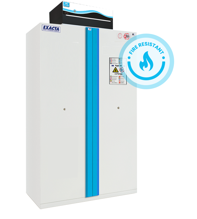 Erlab X Exacta A single solution against inhalation and fire hazards.