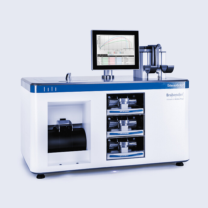 Dough Processing and Baking Behavior Analyzer: Brabender ExtensoGraph