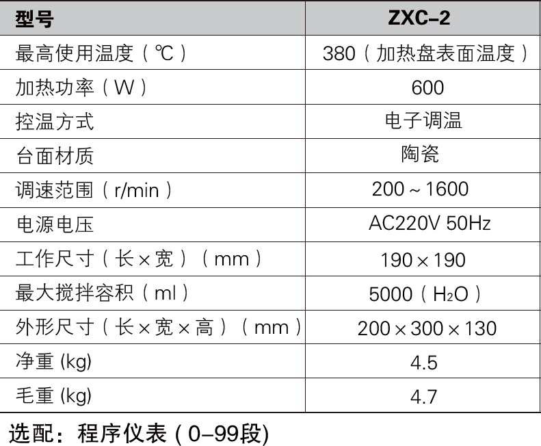 陶瓷型磁力搅拌器ZXC